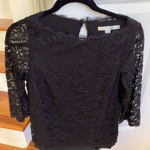 EUC Boden Black Lace Top  - size US4